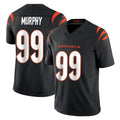 C.Bengals #99 Myles Murphy Player Black Vapor F.U.S.E. Limited Home Game Edoa Stitched Jerseys