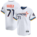 H.Astros #71 Josh Hader Player White City Connect Limited Home Edoa Stitched Jerseys