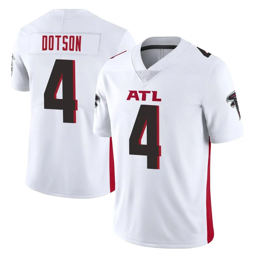 A.Falcons #4 Jahan Dotson Player White Vapor Untouchable Limited Home Game Edoa Stitched Jerseys