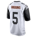 C.Bengals #5 Tee Higgins Player White Alternate Home Game Edoa Stitched Jerseys