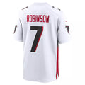 A.Falcons #7 Bijan Robinson Player White Game Home Edoa Stitched Jerseys