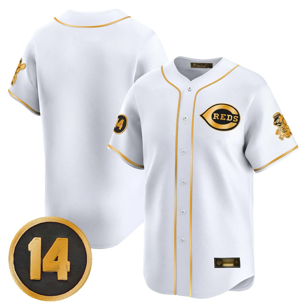 C.Reds ## Red Blank Player White-Gold Vapor Premier Limited Home Edoa Stitched Jerseys