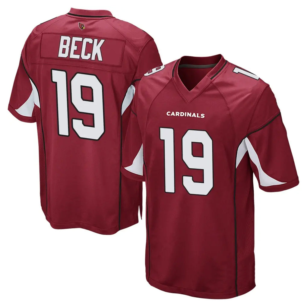 A.Cardinals #19 Carson Beck Player Cardinal Home Game Edoa Stitched Jerseys