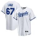 KC.Royals #67 Seth Lugo Player White Home Game Edoa Stitched Jerseys