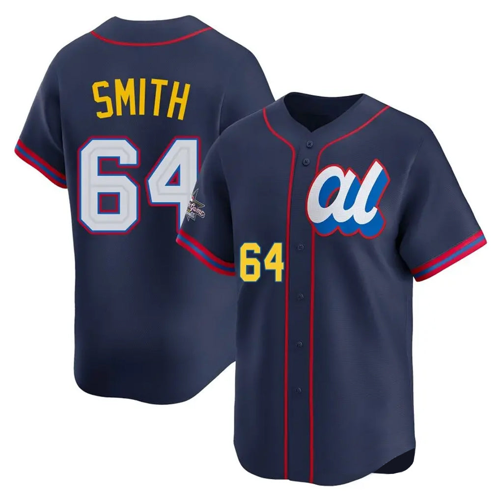 C.White Sox #64 Shane Smith Player Navy Limited American League All-Star Edition Edoa Stitched Jerseys