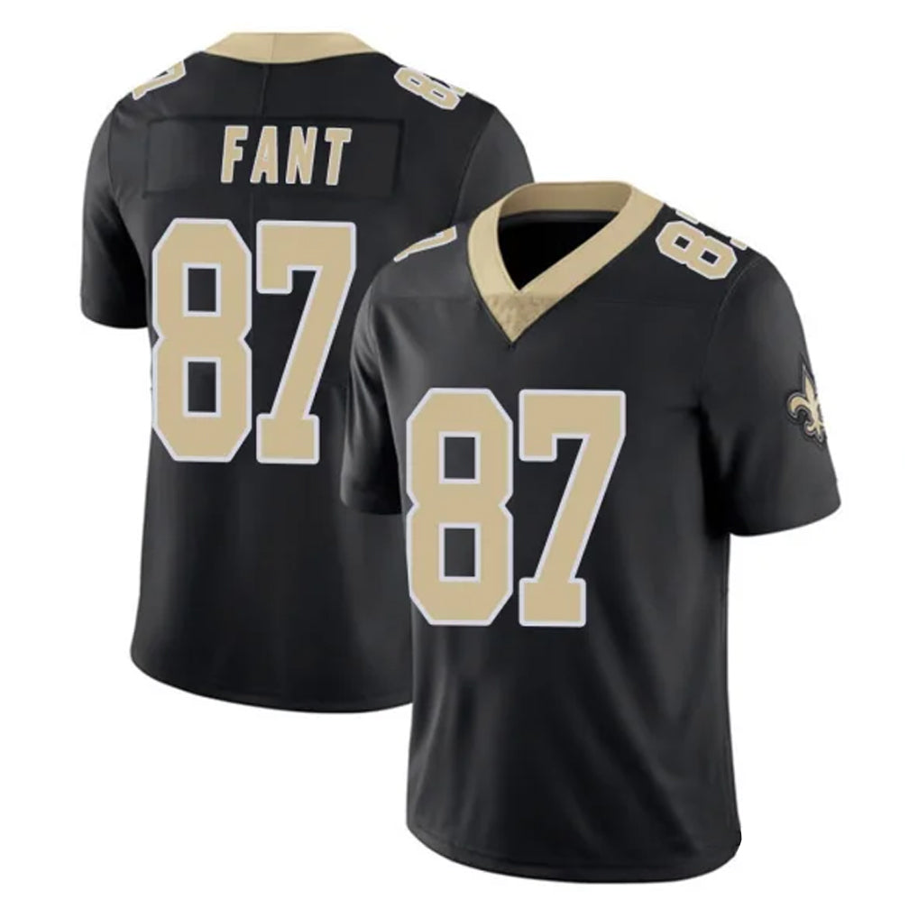 NO.Saints #87 Noah Fant Player Black Limited Vapor Untouchable Home Game Edoa Stitched Jerseys