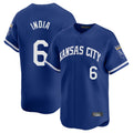 KC.Royals #6 Jonathan India Player Royal Limited Home Edoa Stitched Jerseys
