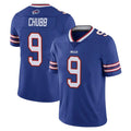 B.Bills #9 Bradley Chubb Player Royal Vapor Untouchable Limited Edoa Stitched Jerseys