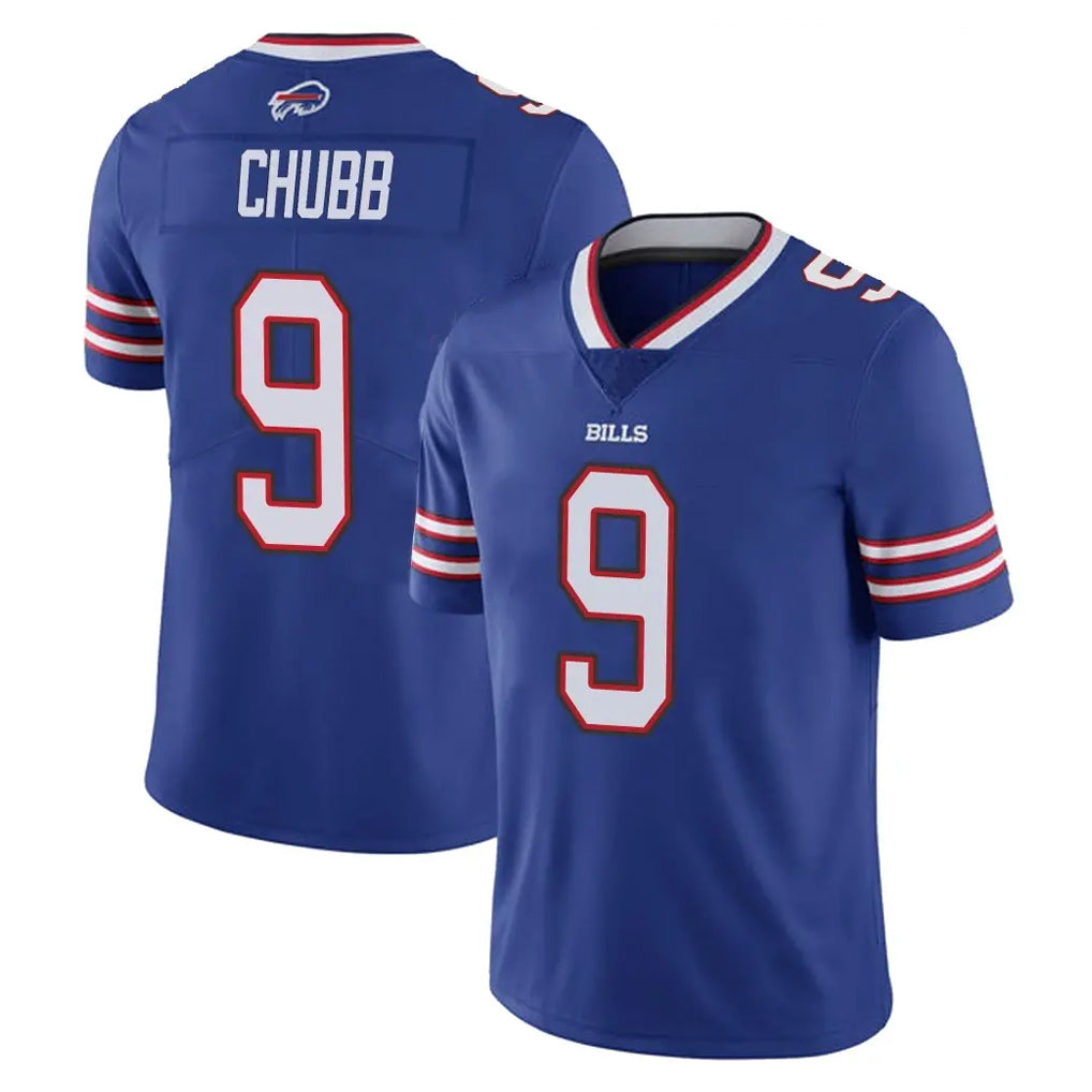 B.Bills #9 Bradley Chubb Player Royal Vapor Untouchable Limited Edoa Stitched Jerseys