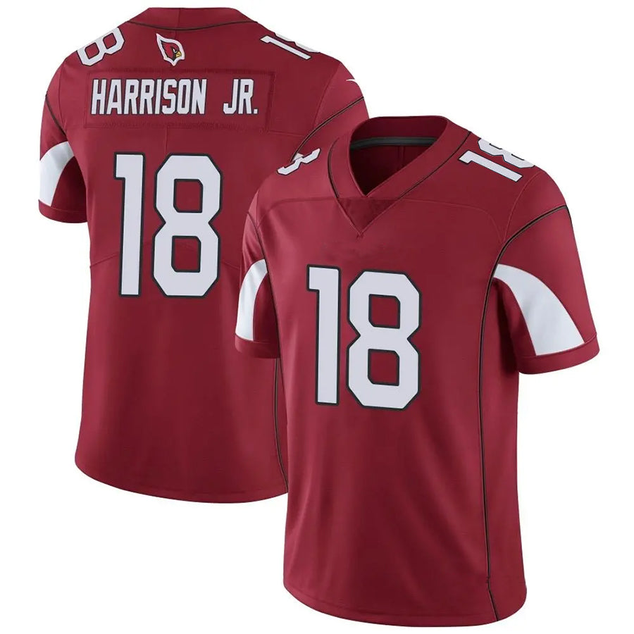 A.Cardinals #18 Marvin Harrison Jr. Player Red Limited Vapor Untouchable Edoa Stitched Jerseys