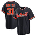 D.Tigers #31 Riley Greene Player Navy Home Game Edoa Stitched Jerseys