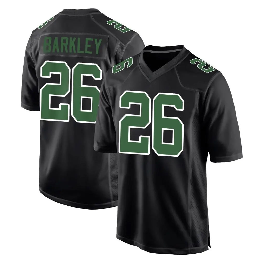 P.Eagles #26 Saquon Barkley Player Carbon Green Fashion Home Game Edoa Stitched Jerseys
