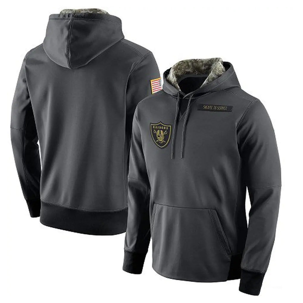LV.Raiders ## Raiders Blank Player Gray Pullover Hoodies Home Game Edoa Stitched Jerseys