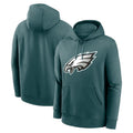 P.Eagles ## Eagles Blank Player Midnight Green Performance Pullover Hoodies Home Game Edoa Stitched Jerseys