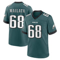 P.Eagles #68 Jordan Mailata Player Green Home Game Edoa Stitched Jerseys