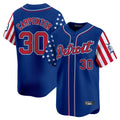 D.Tigers #30 Kerry Carpenter Player Royal Independence Day Vapor Premier Limited Edoa Stitched Jerseys
