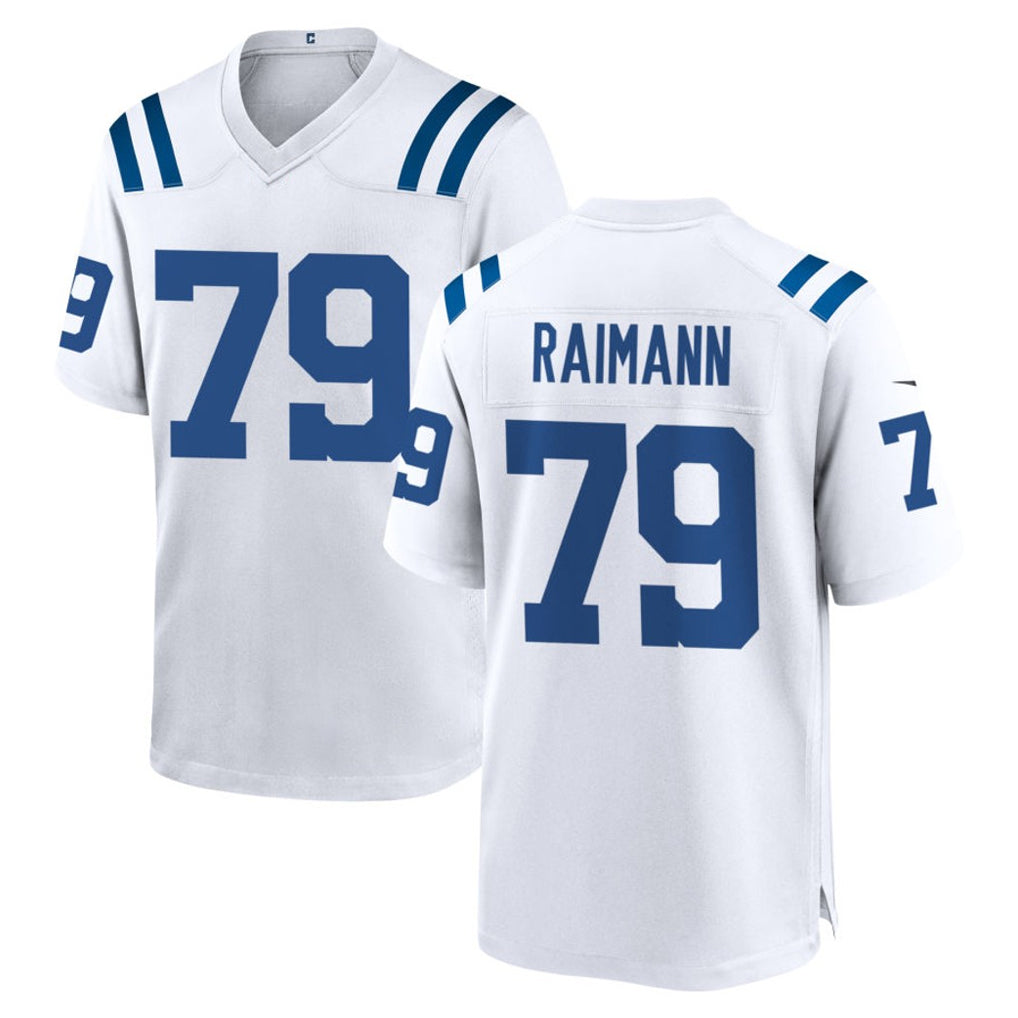 IN.Colts #79 Bernhard Raimann Player White Home Game Edoa Stitched Jerseys