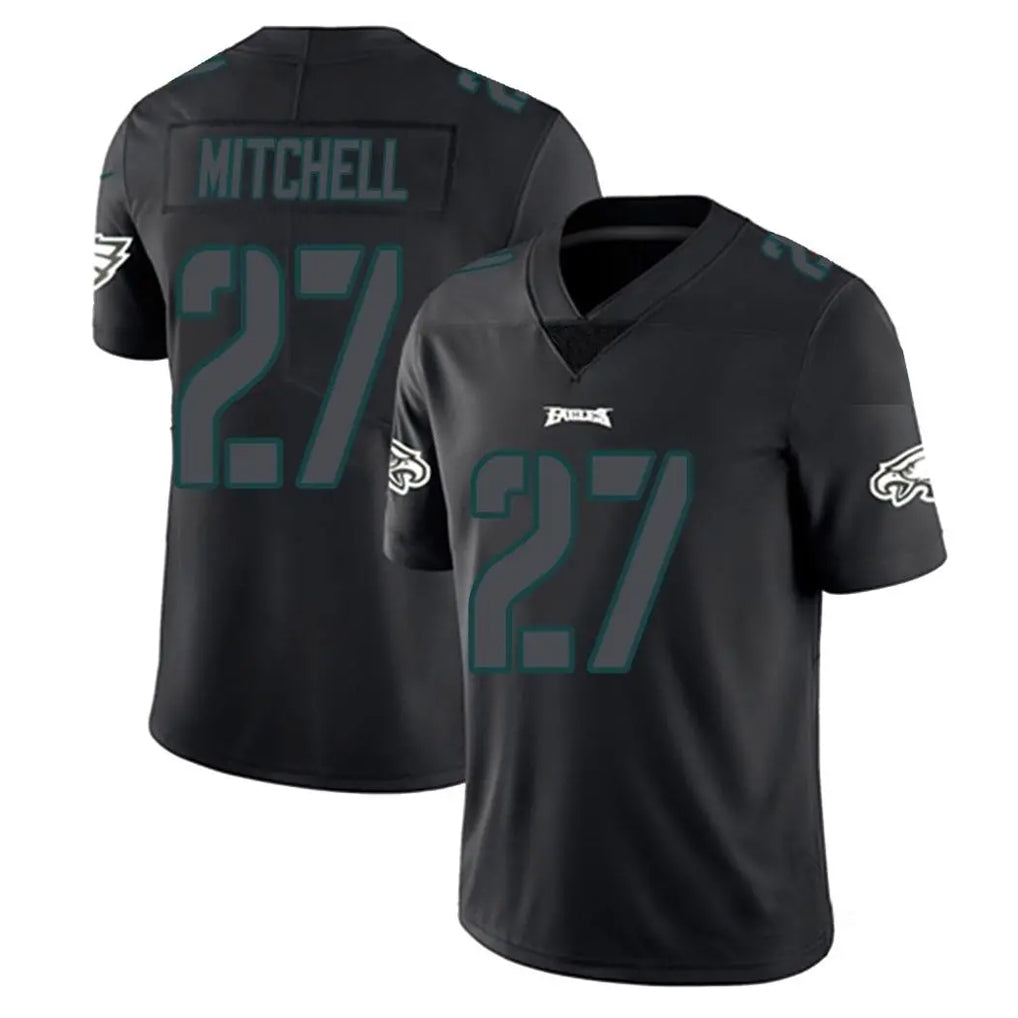P.Eagles #27 Quinyon Mitchell Player Limited Black Impact Home Game Edoa Stitched Jerseys