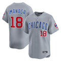 C.Cubs #18 Shota Imanaga Player Gray Road Limited Home Edoa Stitched Jerseys