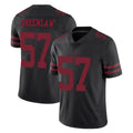 SF.49ers #57 Dre Greenlaw Player Black Alternate Limited Vapor Untouchable Home Game Edoa Stitched Jerseys