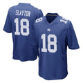 NY.Giants #18 Darius Slayton Player Royal Home Game Edoa Stitched Jerseys