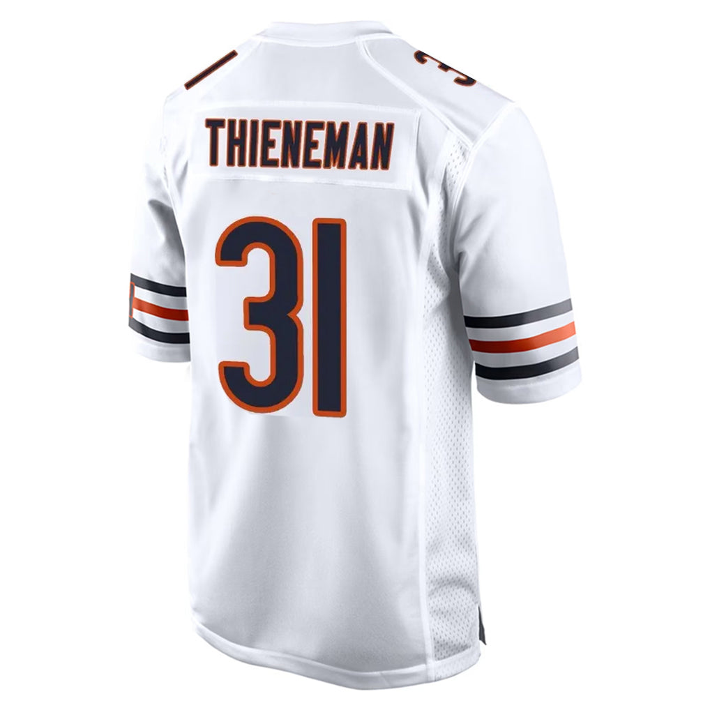 C.Bears #31 Dillon Thieneman Player White Home Game Edoa Stitched Jerseys