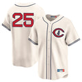 C.Cubs #25 Mois¨¦s Ballesteros Player Cream Field of Dreams Limited Home Game Edoa Stitched Jerseys