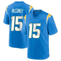 LA.Chargers #15 Ladd McConkey Player Blue Home Game Edoa Stitched Jerseys