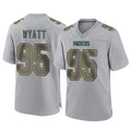 GB.Packers #95 Devonte Wyatt Player Gray Atmosphere Fashion Home Game Edoa Stitched Jerseys