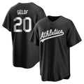 Athletics #20 Zack Gelof Player Black Fashion Home Game Edoa Stitched Jerseys