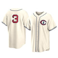 C.Cubs #3 Alex Bregman Player Cream Field of Dreams Home Game Edoa Stitched Jerseys