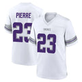 M.Vikings #23 James Pierre Player White Alternate Home Game Edoa Stitched Jerseys
