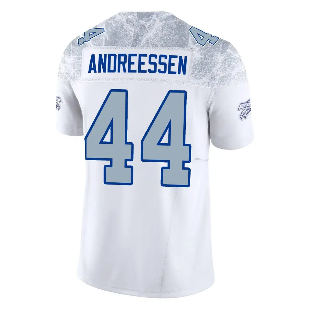 B.Bills #44 Joe Andreessen Player White Rivalries Collection Vapor Limited Edoa Stitched Jerseys