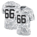 NY.Jets #66 Joe Tippmann Player Arctic Camo Salute to Service Limited Game Edoa Stitched Jerseys