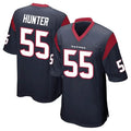 H.Texans #55 Danielle Hunter Player Navy Home Game Edoa Stitched Jerseys