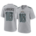 J.Jaguars #16 Trevor Lawrence Player Gray Atmosphere Fashion Home Game Edoa Stitched Jerseys