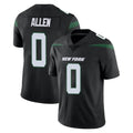 NY.Jets #0 Braelon Allen Player Stealth Black Limited Vapor Home Game Edoa Stitched Jerseys