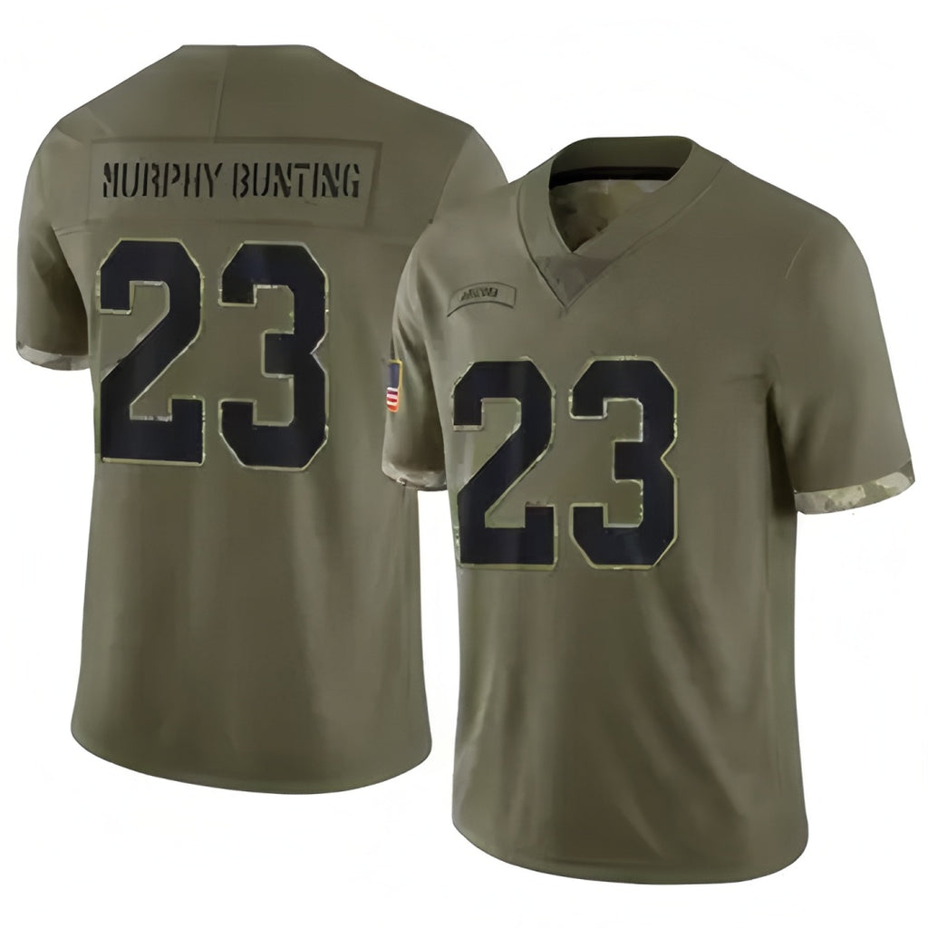 A.Cardinals #23 Sean Murphy-Bunting Player Olive Salute To Service Edoa Stitched Jerseys