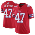B.Bills #47 Christian Benford Player Red Vapor Untouchable Limited Edoa Stitched Jerseys