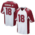 A.Cardinals #18 Marvin Harrison Jr. Player White Game Edoa Stitched Jerseys