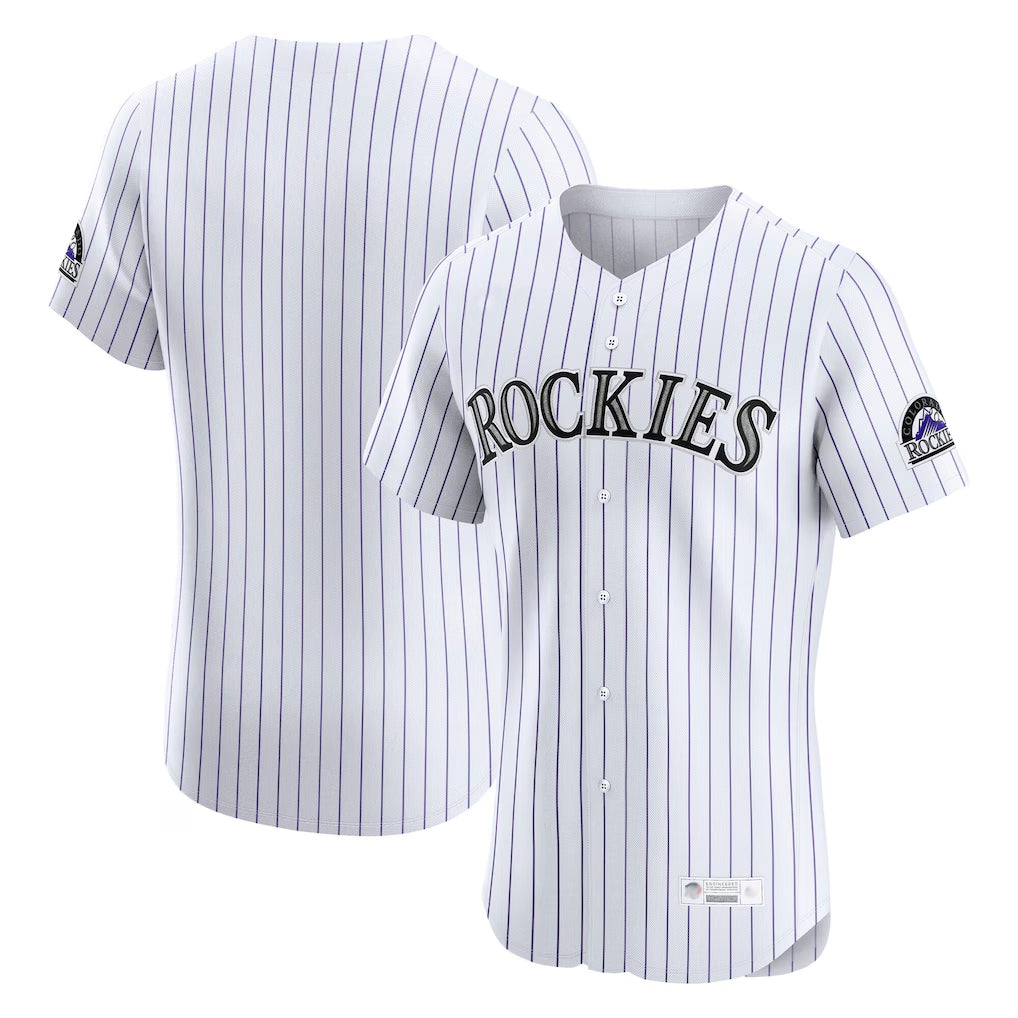 C.Rockies ## Rockies Blank Player White Limited Elite Home Edoa Stitched Jerseys