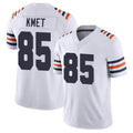 C.Bears #85 Cole Kmet Player White Classic Vapor Limited Home Game Edoa Stitched Jerseys