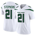 NY.Jets #21 Brandon Stephens Player White Limited Vapor F.U.S.E. Home Game Edoa Stitched Jerseys