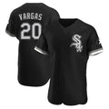 C.White Sox #20 Miguel Vargas Player Black Limited Elite Home Edoa Stitched Jerseys