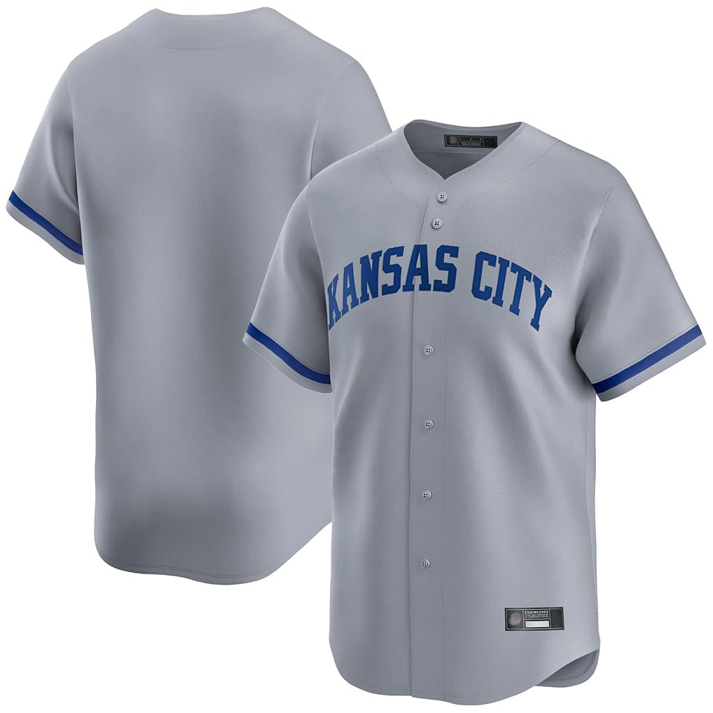 KC.Royals ## Royals Blank Player Gray Limited Home Edoa Stitched Jerseys