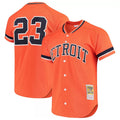 D.Tigers #23 Kirk Gibson Player Orange DMitchell & Ness Cooperstown Collection Batting Limited Edoa Stitched Jerseys