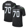 NY.Jets #70 Armand Membou Player Stealth Black Home Game Edoa Stitched Jerseys