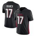 A.Falcons #17 Zachariah Branch Player Black Vapor Untouchable Limited Home Game Edoa Stitched Jerseys