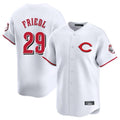 C.Reds #29 TJ Friedl Player White Limited Home Edoa Stitched Jerseys