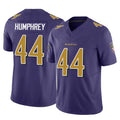 B.Ravens #44 Marlon Humphrey Player Purple Legend Limited Home Game Edoa Stitched Jerseys